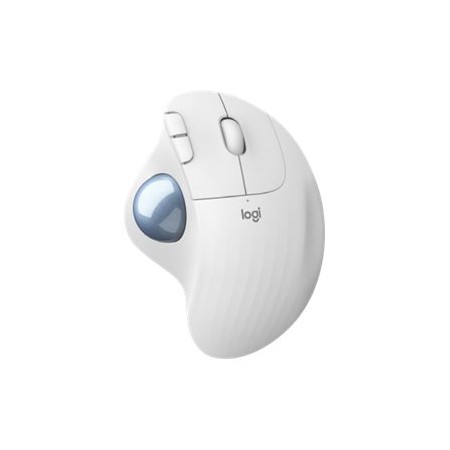 Mouse raton logitech ergo m575 bluetooth & wireless blanco