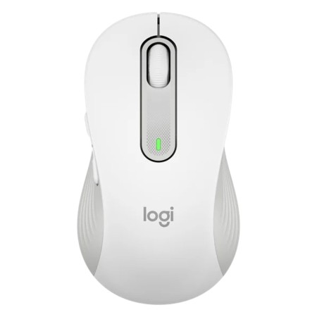 Mouse raton logitech m650 grande optico wireless inalambrico blanco crudo