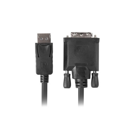 Cable displayport lanberg macho - dvi - d macho 24 1.8m negro