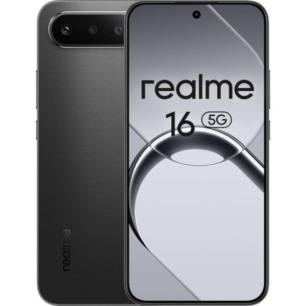 Telefono movil smartphone realme 16 5g -  8gb -  256gb -  6.57 pulgadas fhd -  negro