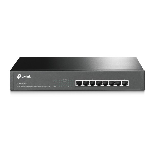 Switch 8 puertos tp - link tl - sg1008mp 10 - 100 - 1000 poe