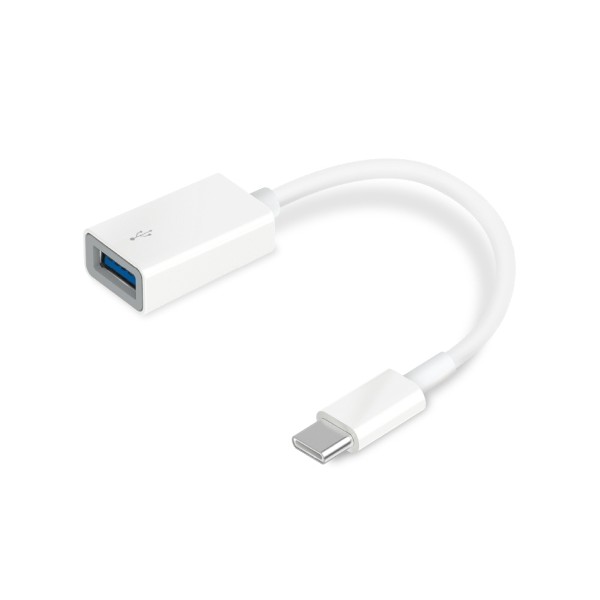 Adaptador usb 3.0 tipo c a usb tipo a tp - link  uc400 macho - hembra blanco