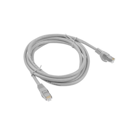 Cable red lanberg latiguillo cat.6 ftp 3m gris fluke passed