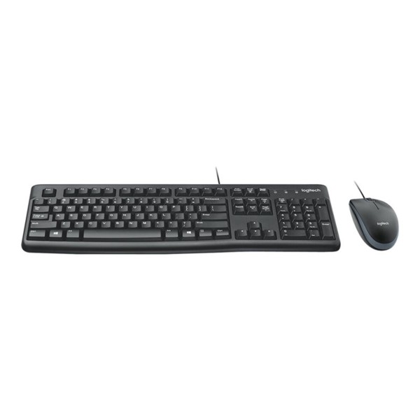 Teclado  mouse logitech mk120 optico usb 2.0 negro ingles uk