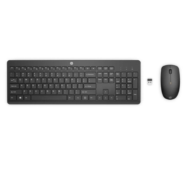 Teclado  raton hp inalambrico 230 negro