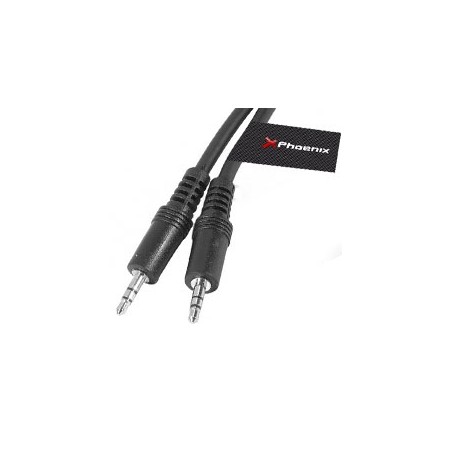 Cable de audio mini jack  3.5 mm m - m estéreo de 3 m