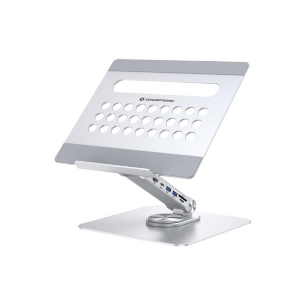Docking station conceptronic 7 en 1  soporte para portatil