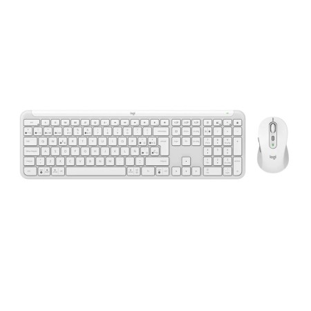 Teclado  raton logitech mk950 inalambrico blanco