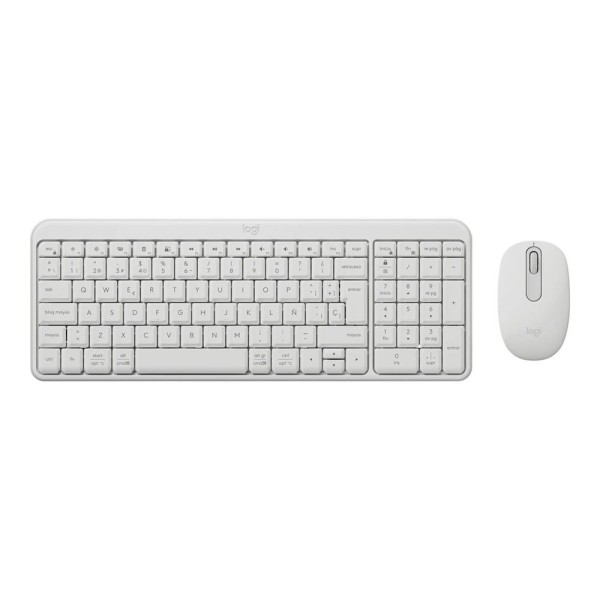 Teclado  mouse logitech mk250 inalambrico blanco