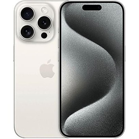 Telefono movil smartphone apple iphone 15 pro max 5g - 256gb - 6.7 pulgadas blanco acondicionado
