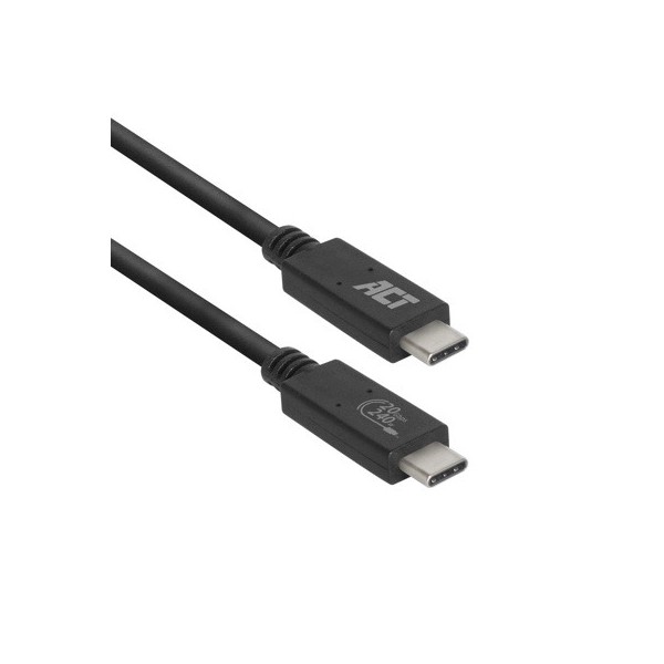 Cable usb - c act connectivity carga 240w  mas datos 20 gbps 1.m certificado usb - if