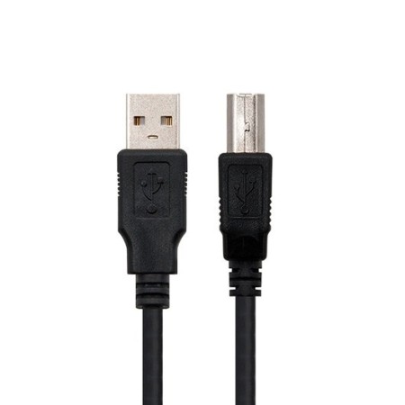 Cable usb tipo a 2.0 a usb tipo b 2.0 nanocable 3m negro macho - macho impresora