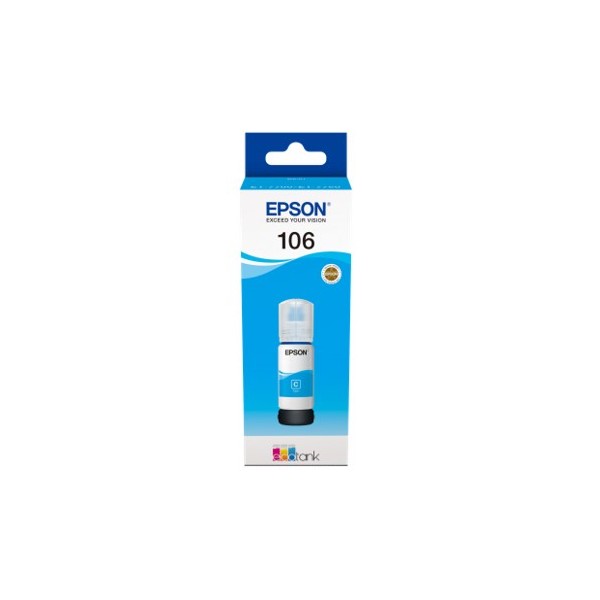 Cartucho tinta epson c13t00r240 106 ecotank cyan ink et - 7700 - et - 7750