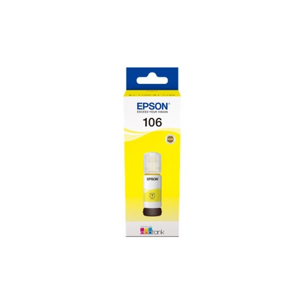 Cartucho tinta epson c13t00r440 106 ecotank amarillo ink et - 7700 - et - 7750