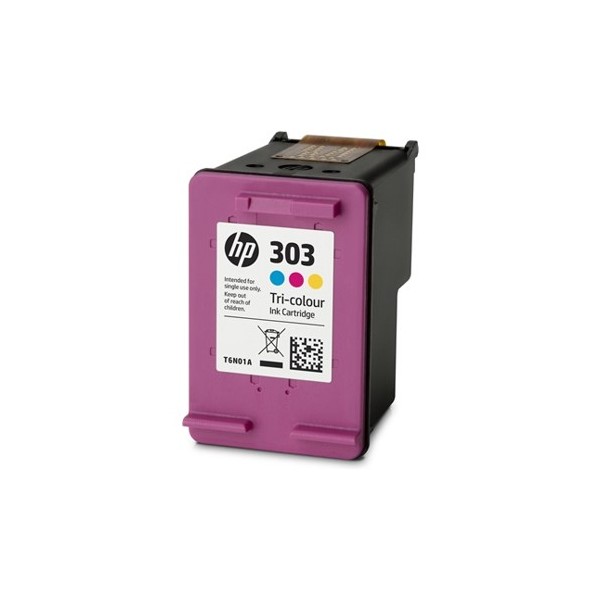 Cartucho tinta hp 303 t6n01ae tricolor cian magenta amarillo