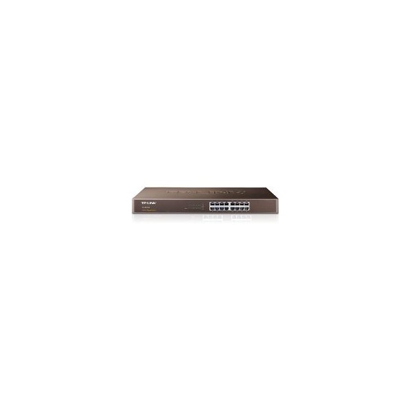 Switch 16 puertos 10 - 100 - 1000 rack 19 pulgadas tp - link