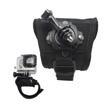 Accesorio soporte muñeca ajustable con rotacion velcro de 360 phoenix para camaras sport & gopro hero 4 - 3 - 3 - 2 - 1 de color