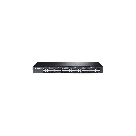 Switch 48 puertos 10 - 100 - 1000 rack 19 pulgadas 1u tp - link