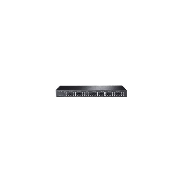 Switch 48 puertos 10 - 100 - 1000 rack 19 pulgadas 1u tp - link