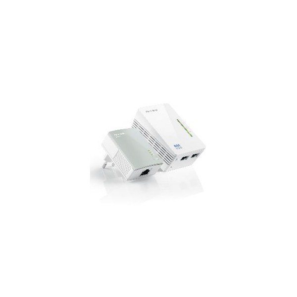 Pack 1 adaptador de red wifi  normal 500mbps linea electrica powerline tp - link