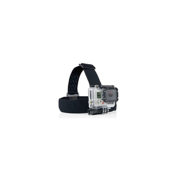 Soporte - correa para la cabeza ajustable phoenix para camaras sport & gopro hero 4 - 3 - 3 - 2 - 1 de color negro con antidesli