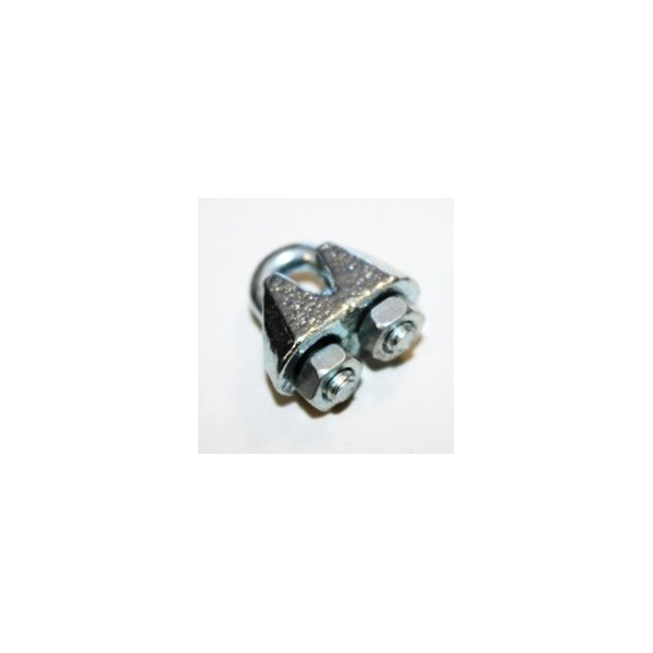 Sujeta cables recto galvanizado din - 741 3 mm.