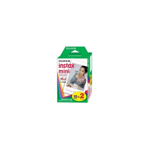 Pack 2 cartuchos - carga fujifilm 10 fotos instax  mini