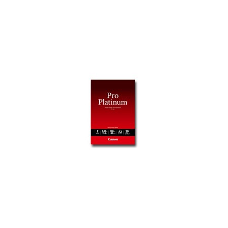 Papel fotografico canon pro platinum a3 297 x 420mm