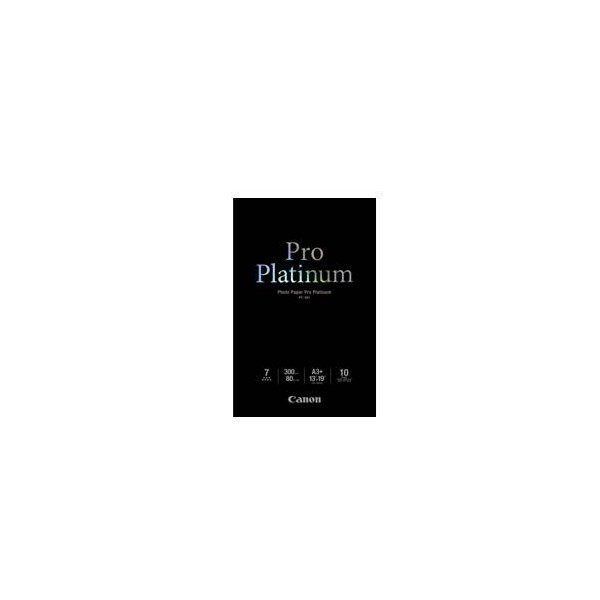 Papel fotografico canon pro platinum pt - 101 a3  10 hojas 300gr