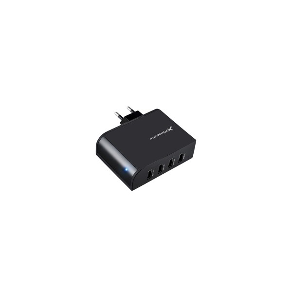 Cargador de pared 5.1v de 4 entradas usb 2.1a