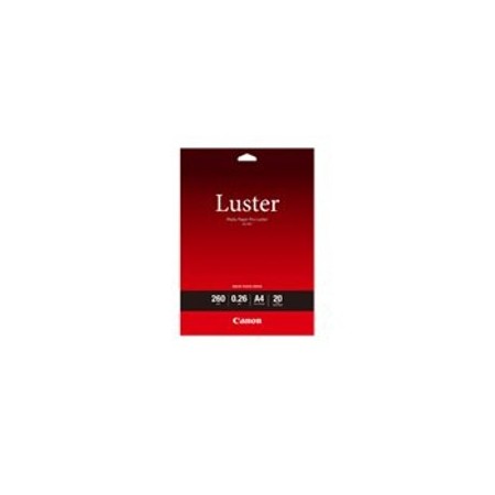 Papel fotografico canon pro luster lu - 101 a4 210 x 297mm