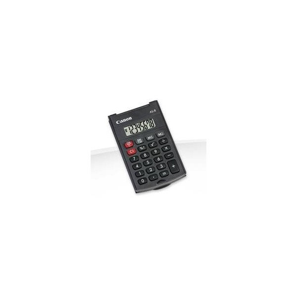 Calculadora canon bolsillo as - 8 8 digitos -  tapa plegable