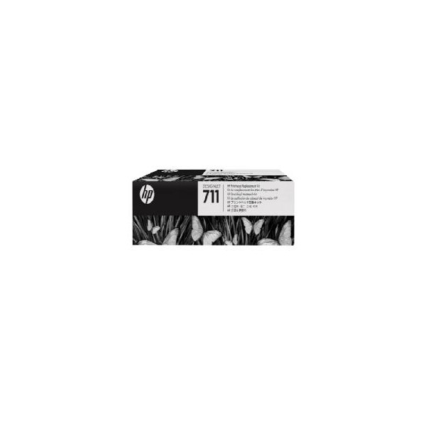 Cabezal impresion hp 711 c1q10a negro amarillo cian magenta t120