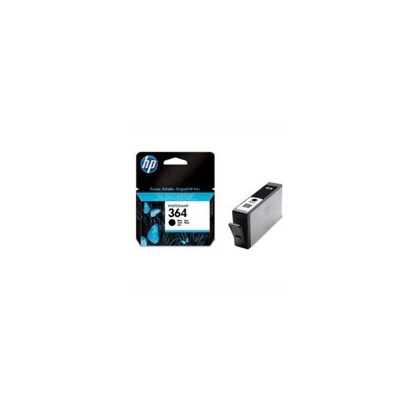Cartucho tinta hp 364 cb316ee negro 6ml b8550 -  d5460 -  c6380 -  c5380