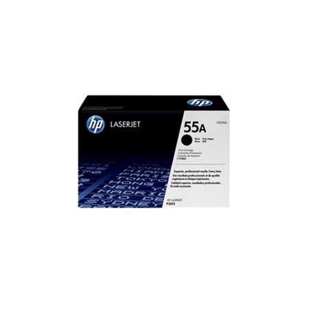 Toner hp 55a ce255a negro 6000 paginas ce526a -  ce528a