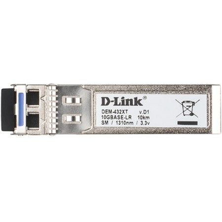 Adaptador sfp d - link dem - 432xt 10gbase - lr 10km fibra optica
