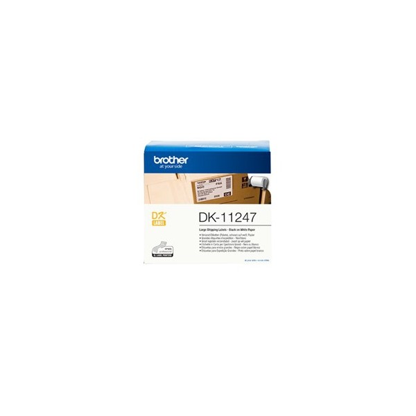 Etiquetas papel precortada brother dk11247 103 x 164 mm 180e ql1050 -  ql1100