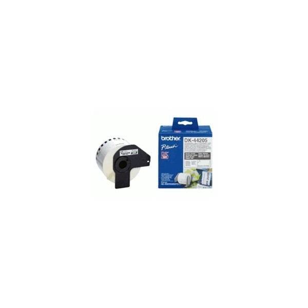 Etiquetas cinta continua brother dk44205 papel blanca removible dk44205 12mm ql - 560 ql - 570 ql - 580n ql - 1050 ql - 1060n