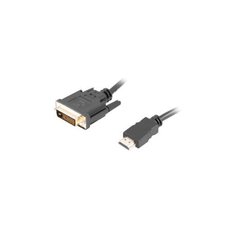 Cable hdmi lanberg macho -  dvi - d 24 macho 4k dual link 3m negro