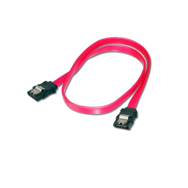 Cable serial sata iii equip con clip de seguridad 0.5m