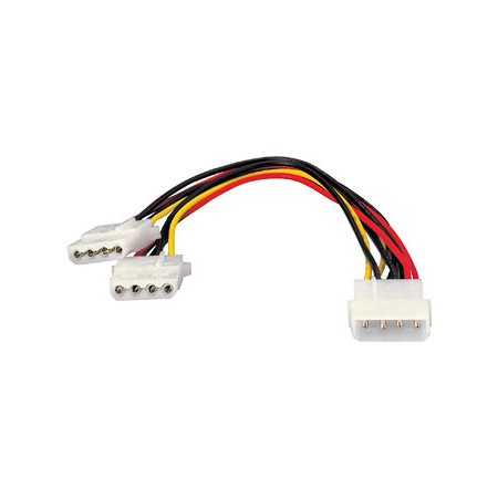Duplicador cable de alimentacion atx  equip conector molex 5.25 x2