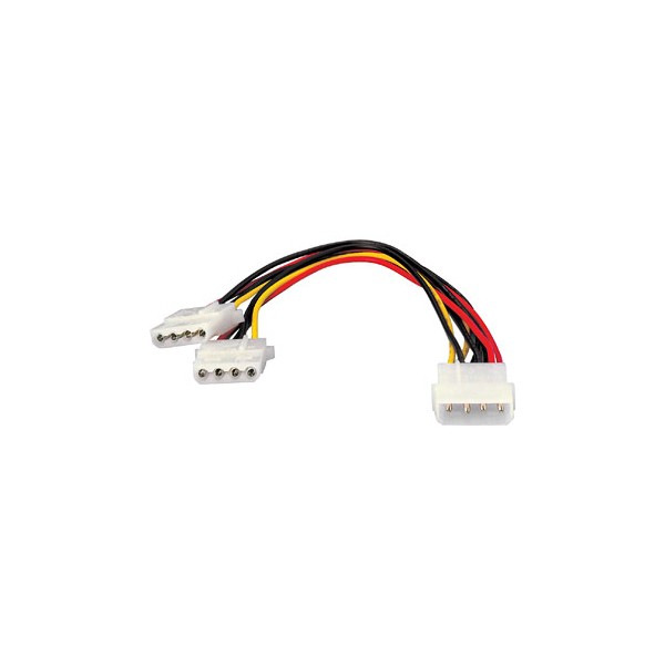 Duplicador cable de alimentacion atx  equip conector molex 5.25 x2