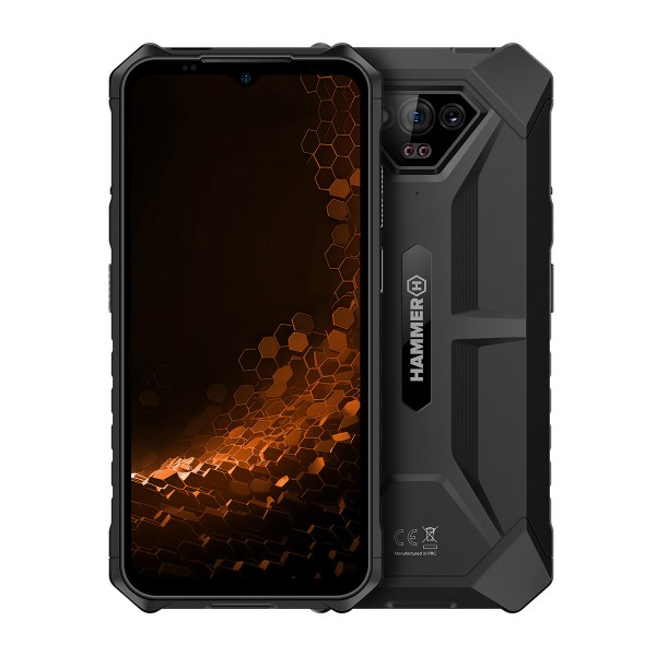 Telefono movil smartphone rugerizado hammer iron v 6gb  6gb  64gb negro
