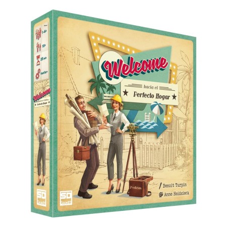 Juego de mesa welcome hacia el perfecto hogar