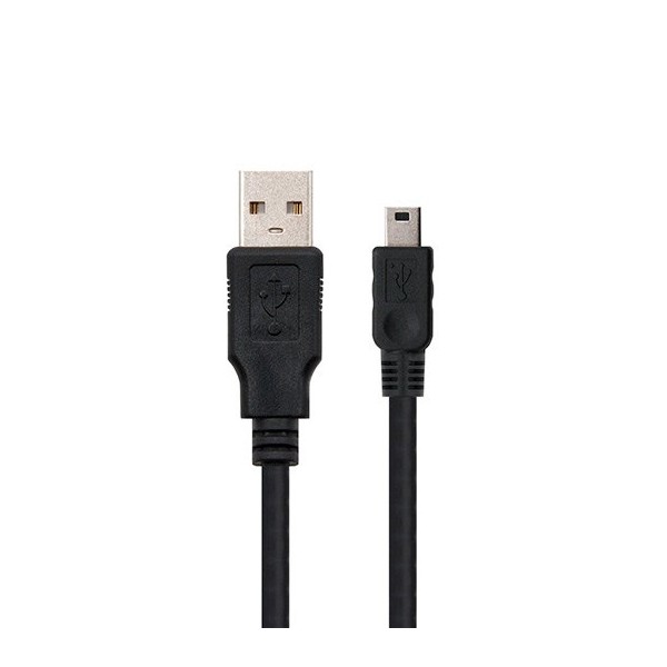 Cable nanocable usb (a) 2.0 a mini usb 5 pin 1m