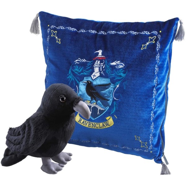 Peluche pack the noble collection harry potter cuervo mascota ravenclaw  cojin ravenclaw