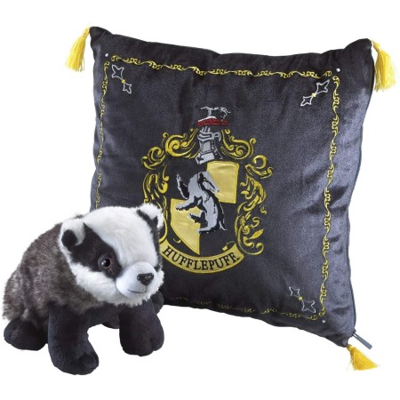 Peluche pack the noble collection harry potter tejon mascota hufflepuff  cojin hufflepuff