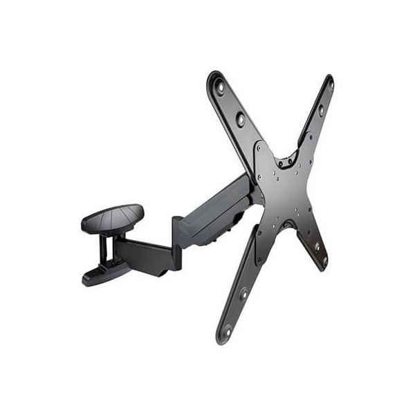 Soporte tv - monitor tooq 23 pulgadas - 55 pulgadas giratorio - inclinable negro vesa max 400x400 -  inclinable 5º - 15º -  gira