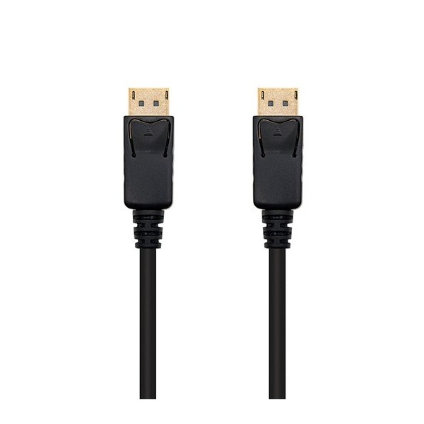 Cable displayport m - m 3m nanocable negro retail dp - m - dp - m -  3m -  conectores oro -  5.4 gbits
