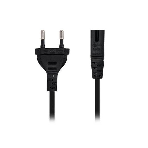 Cable alimentacion tipo philip forma 8 nanocable 1.5m negro cee7 -  16 -  m - c7 -  h